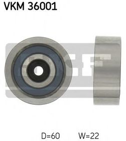 Обводной ролик поликлинового ремня SKF VKM 36001