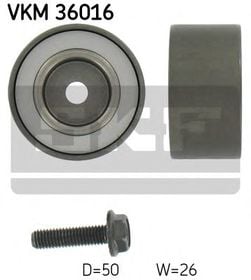 Обводной ролик поликлинового ремня SKF VKM 36016
