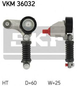 Натяжной ролик поликлинового ремня SKF VKM 36032
