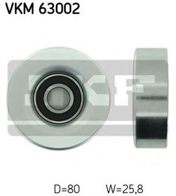 Обвідний ролик поліклинового ременя SKF VKM 63002