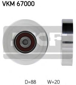 Обвідний ролик поліклинового ременя SKF VKM 67000