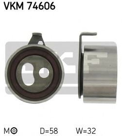 Натяжной ролик ремня ГРМ SKF VKM 74606