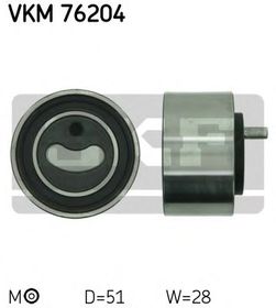 Натяжной ролик ремня ГРМ SKF VKM 76204