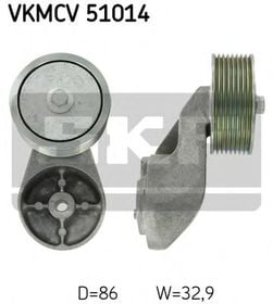 Обводной ролик поликлинового ремня SKF VKMCV 51014
