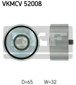 Обводной ролик поликлинового ремня SKF VKMCV 52008