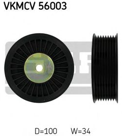 Обводной ролик поликлинового ремня SKF VKMCV 56003