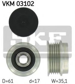 Муфта генератора SKF VKM 03102