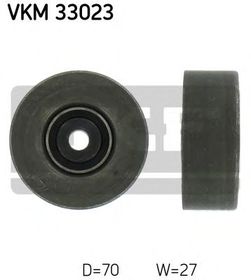 Обводной ролик поликлинового ремня SKF VKM 33023