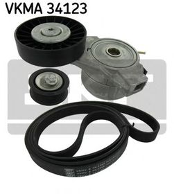 Комплект поликлинового ремня SKF VKMA 34123