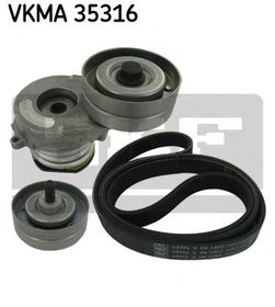 Комплект поликлинового ремня SKF VKMA 35316