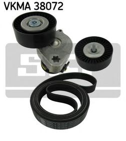 Комплект поліклинового ременя SKF VKMA 38072