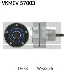 Обводной ролик поликлинового ремня SKF VKMCV 57003