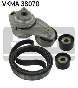 Комплект поликлинового ремня SKF VKMA 38070