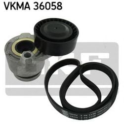 Комплект поликлинового ремня SKF VKMA 36058