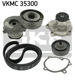 Комплект поликлиновых ремней + помпа SKF VKMC 35300