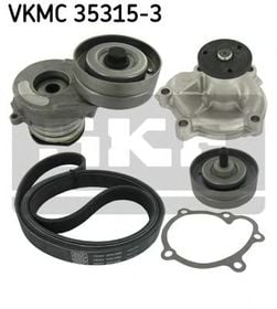 Комплект поликлиновых ремней + помпа SKF VKMC 35315-3