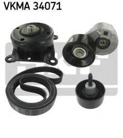 Комплект поликлинового ремня SKF VKMA 34071