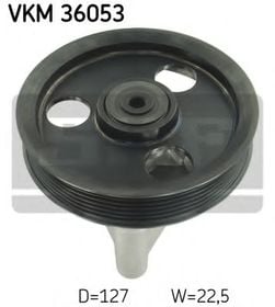 Обводной ролик поликлинового ремня SKF VKM 36053
