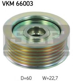 Обводной ролик поликлинового ремня SKF VKM 66003