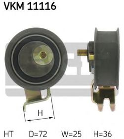 Натяжной ролик ремня ГРМ SKF VKM 11116
