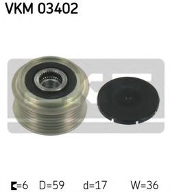 Муфта генератора SKF VKM 03402