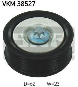 Обводной ролик поликлинового ремня SKF VKM 38527