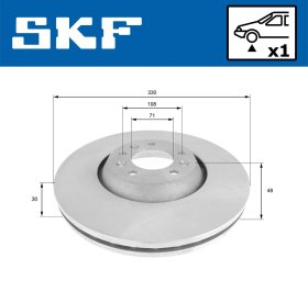 Гальмівний диск SKF vkbd80216v1
