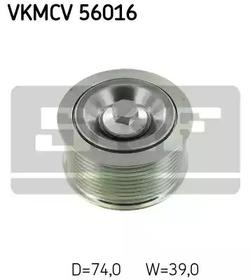 Обводной ролик поликлинового ремня SKF vkmcv56016