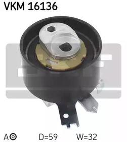 Натяжний ролик ременя ГРМ SKF VKM16136