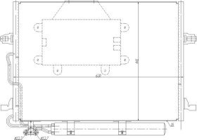 Радиатор кондиционера Hart 623916