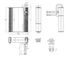 Випарник кондиціонера Hart 642494