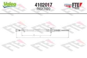 Трос зчеплення FTE 4102017