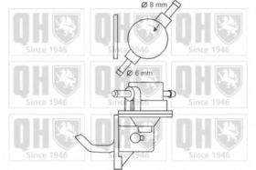 Топливный насос Quinton Hazell QFP102