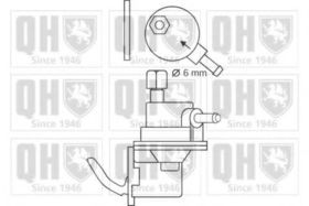 Топливный насос Quinton Hazell QFP107