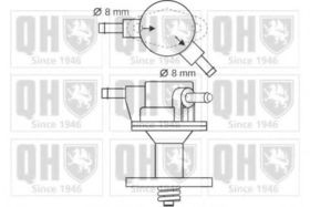 Топливный насос Quinton Hazell QFP112
