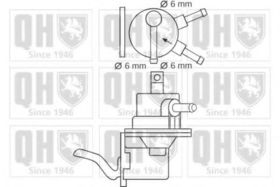 Топливный насос Quinton Hazell QFP144