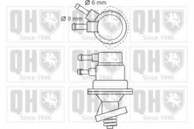 Топливный насос Quinton Hazell QFP527