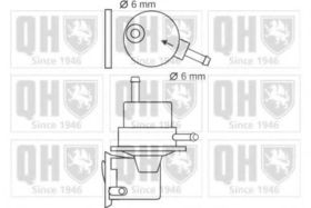 Топливный насос Quinton Hazell QFP7
