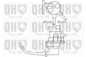 Топливный насос Quinton Hazell QFP95