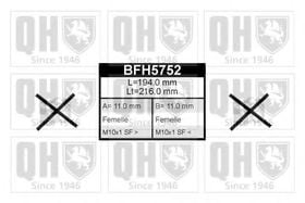 Тормозной шланг Quinton Hazell BFH5752