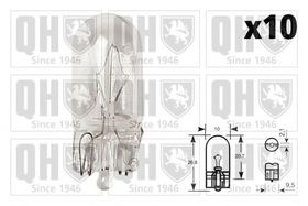 Лампа ближнего света Quinton Hazell QBL504