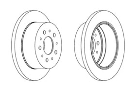 Тормозной диск Ferodo ddf1144c
