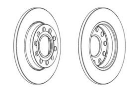 Тормозной диск Ferodo ddf1425c