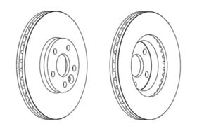Тормозной диск Ferodo DDF1567C