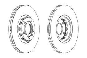 Тормозной диск Ferodo ddf1707c