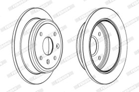 Тормозной диск Ferodo ddf1606c