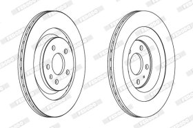 Тормозной диск Ferodo ddf1667c