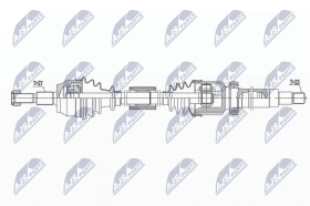 Полуось NTY npwfr113