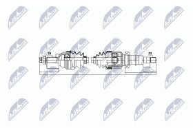 Полуось NTY npwfr030