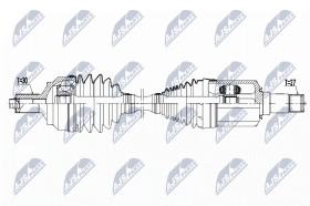 Піввісь NTY npwme104